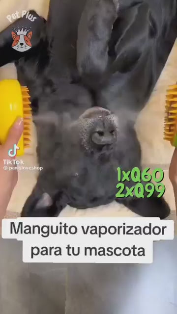 🟢Cepillo A Vapor Para Mascotas 3en 1